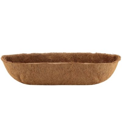 Image showing  Classic Coco Metal Trough Planter, 30 in.