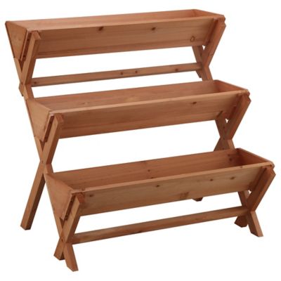 Image showing  3-Tier Wooden Vertical Garden Planter, 36 in.