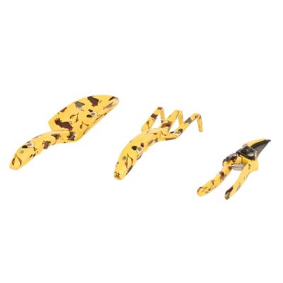 Image showing  3 pc. Chicken-Patterned Garden Tool Set