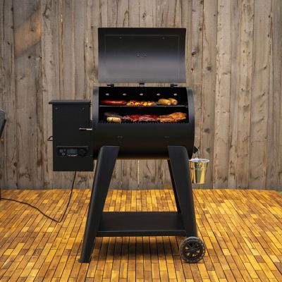 Image showing  747 sq. in. 700FB2 Wood Pellet Grill and Smoker, Black