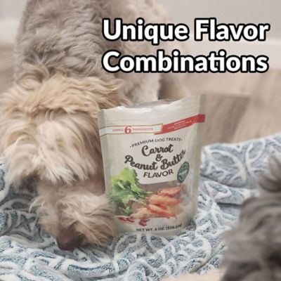 Image showing  Premium Dog Treats - Gourmet Healthy Dog Treats, Training Treats for Dogs 2pk Carrot/Peanut Butter