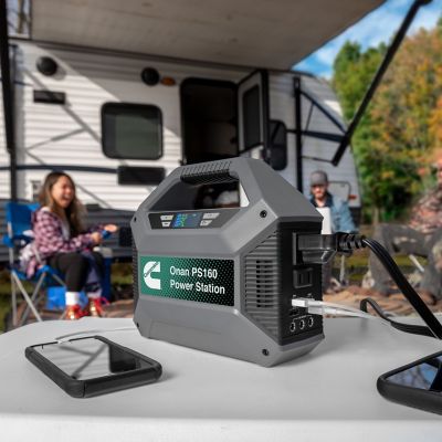 Image showing  100-Watt Solar Powered Portable Power Station, 155Wh Lithium-Ion Battery, 150W Solar Generator, Pure Sine Wave