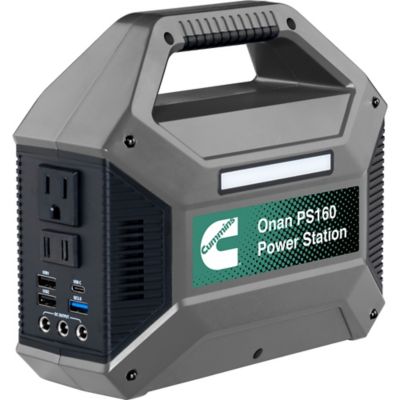 Image showing 9 th Cummins 100-Watt Solar Powered Portable Power Station, 155Wh Lithium-Ion Battery, 150W Solar Generator, Pure Sine Wave