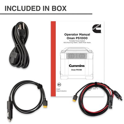 Image showing 5 th Cummins 1,500-Watt Solar Powered Portable Power Station, 1,008Wh Lithium-Ion Battery, 3,000W Solar Generator, Pure Sine Wave