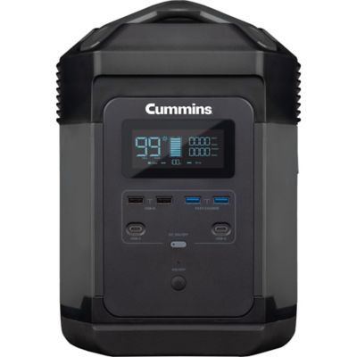 Image showing 8 th Cummins 1,500-Watt Solar Powered Portable Power Station, 1,008Wh Lithium-Ion Battery, 3,000W Solar Generator, Pure Sine Wave