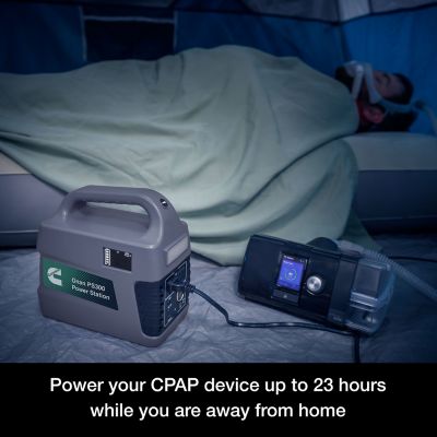 Image showing  300-Watt Solar Powered Portable Power Station, 296Wh Lithium-Ion Battery, 600W Solar Generator, Pure Sine Wave