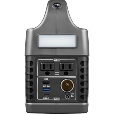 Image showing 9 th Cummins 300-Watt Solar Powered Portable Power Station, 296Wh Lithium-Ion Battery, 600W Solar Generator, Pure Sine Wave