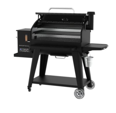 Image showing  1,598 sq. in. 1600 Sportsman Wood Pellet Grill and Smoker with Wi-Fi, Black