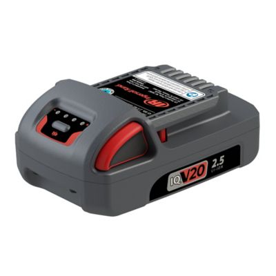 Image showing  IQV 20V 2.5Ah Lithium-Ion Battery and Charger Kit for Ingersoll Rand Power Tools