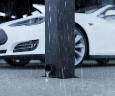 Image showing 7 th Canopia by Palram Oslo 20 ft. x 30 ft. Carport, Black/Gray