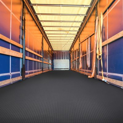 Image showing  65 Mil Small Coin Vinyl Welded Trailer Flooring, WPF65SC8015MB