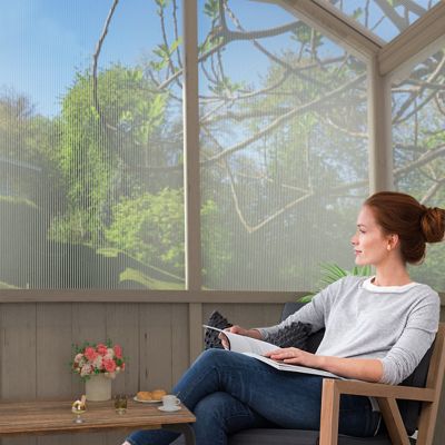 Image showing 9 th Veikous 8 x 8 ft. Wooden Garden Plant Greenhouse for Outdoors with Polycarbonate Panels and Roof Vent