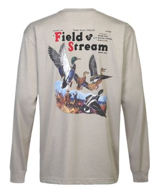 Image showing  Men's Waterfowl Crew Neck Long-Sleeve T-Shirt