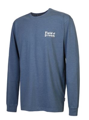 Image showing  Men's Fish Crew Neck Long-Sleeve T-Shirt