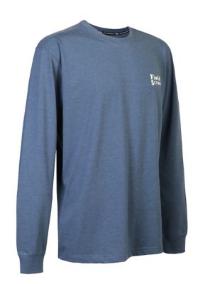 Image showing  Men's Fish Crew Neck Long-Sleeve T-Shirt