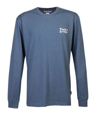 Image showing  Men's Fish Crew Neck Long-Sleeve T-Shirt