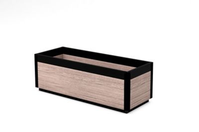 Image showing  Delta 45 in. L x 17 in. W x 15 in. H Modern Vinyl Planter