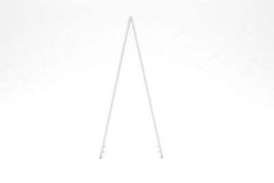 Image showing  Classic 14 in. L x 68 in. H Vinyl A-Frame Ladder Garden Trellis, White