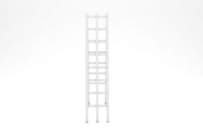 Image showing  Classic 14 in. L x 68 in. H Vinyl A-Frame Ladder Garden Trellis, White