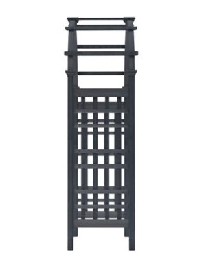 Image showing 8 th Vita Rosewood 47 L x 24 W in. Cedar Arbor, Charcoal