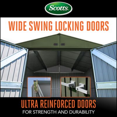 Image showing 5 th Scotts 3 x 5 x 6.25 ft. Vintage Green Scotts Potting Shed