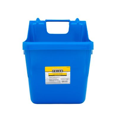 Producer's Pride 16 qt. Hook-Over Livestock Feed Bucket, Blue