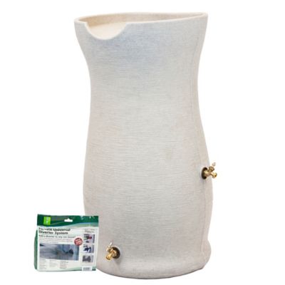 Good Ideas Impressions Corsican 50 Gallon Rain Saver with Diverter