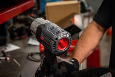 Image showing 6 th Ingersoll Rand DXS2 1/2 in. 20V Cordless Impact Wrench, 1600 ft-lb, Friction Ring Retainer, Pistol, Bare Tool