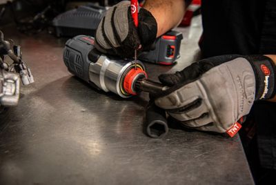 Image showing 9 th Ingersoll Rand DXS2 1/2 in. 20V Cordless Impact Wrench, 1600 ft-lb, Friction Ring Retainer, Pistol, Bare Tool