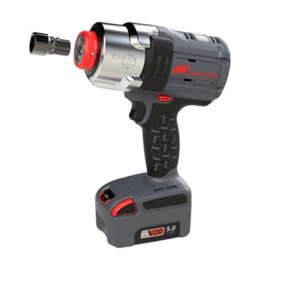Image showing  DXS2 1/2 in. 20V Cordless Impact Wrench 2 Battery Kit, 1600 ft-lb, Friction Ring Retainer, Pistol