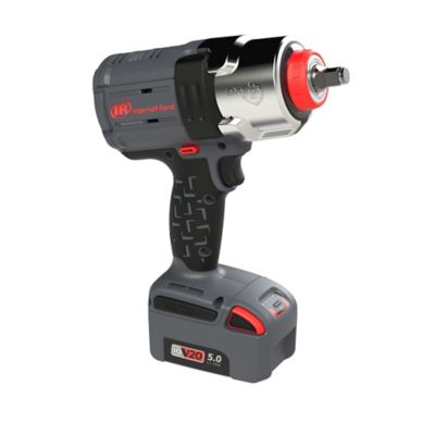Image showing 5 th Ingersoll Rand DXS2 1/2 in. 20V Cordless Impact Wrench 2 Battery Kit, 1600 ft-lb, Friction Ring Retainer, Pistol