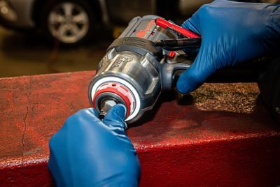 Image showing 8 th Ingersoll Rand DXS2 1/2 in. 20V Cordless Impact Wrench 2 Battery Kit, 1600 ft-lb, Friction Ring Retainer, Pistol