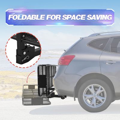 Image showing  500 lb. Folding Cargo Rack Carrier