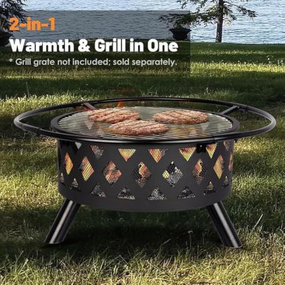 Image showing 3 th Red Mountain Valley 30 in. Wood Fire Pit