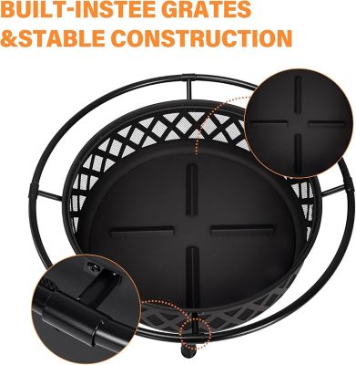 Image showing 6 th Red Mountain Valley 30 in. Wood Fire Pit