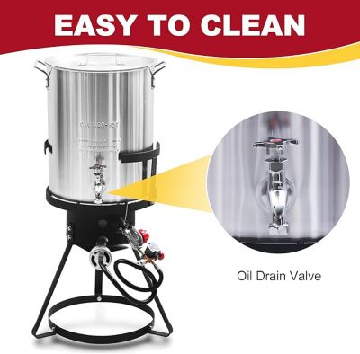 Image showing  30 qt. Turkey Fryer with SPGT