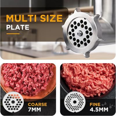 Image showing  #8 Household Meat Grinder, Red