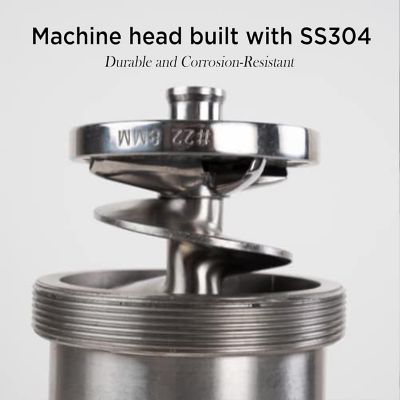 Image showing  #22 1.3HP Professional Electric Meat Grinder with Meat Tray and 2 Grind Plates