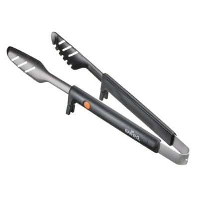 Image showing  Deluxe Stainless Steel Kickstand Tongs