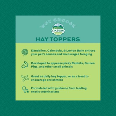 Image showing 6 th Oxbow Animal Health Meadow Blend Hay Topper