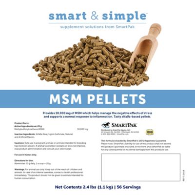 Image showing  Smart & Simple MSM Pellets, 2.4 lb.