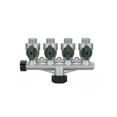 Image showing  3/4 in. 4-Way Metal Manifold with Shutoff