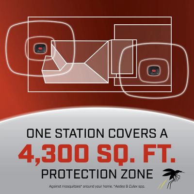 Image showing 5 th Ortho Home Defense Mosquito Kill and Prevent Starter Kit, 1 Station, 1 Refill