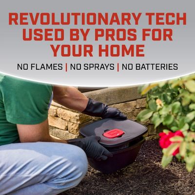 Image showing 7 th Ortho Home Defense Mosquito Kill and Prevent Starter Kit, 1 Station, 1 Refill