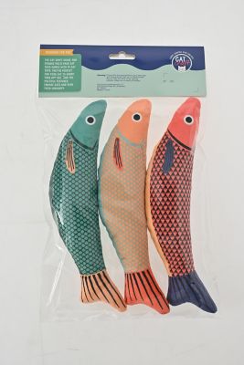 Image showing  Catnip Fish Kicker Toys, 3 Pack