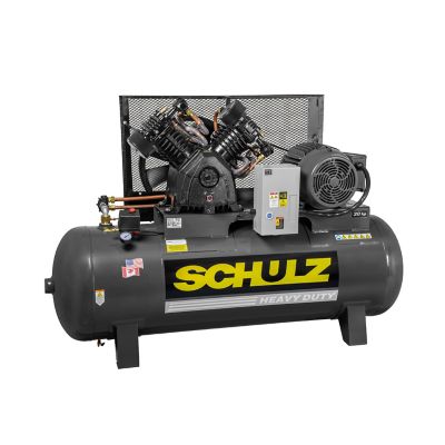 SCHULZ 20 hp 3 Phase 120 gal. Horizontal 230/460 V