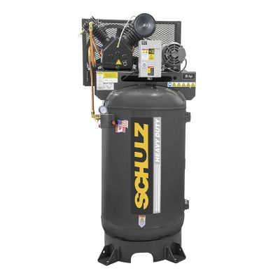 SCHULZ 5Hp 3Ph 80G - 20Cfm - 175Psi 230V, 932.9340-0