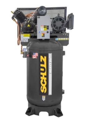 SCHULZ Air Compressor 7.5HP 3PH 80G 30CFM 175 PSI230/460V, 932.9342-0