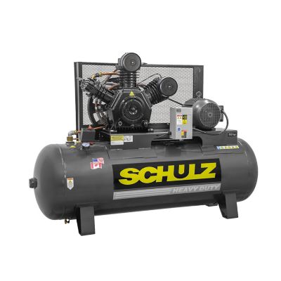 SCHULZ 10 hp 3 Phase 120 gal. Horizontal 230/460 V
