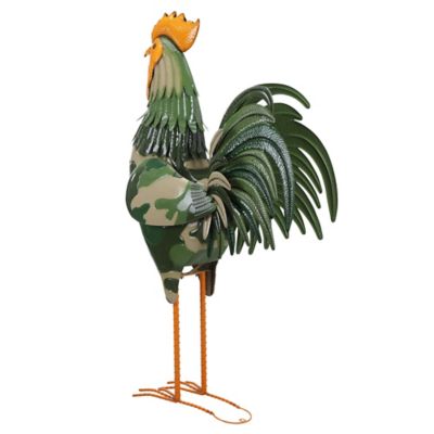 Image showing  Indoor/Outdoor Rooster Statue, 6 ft., Camo